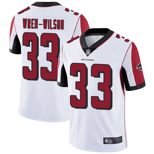 Atlanta Falcons Limited White Men Blidi Wreh-Wilson Road Jersey NFL Football #33 Vapor Untouchable